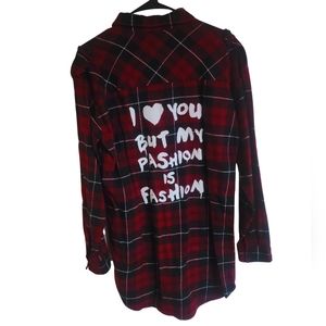 Forever 21 Los Angeles, Med, Plaid Button Up